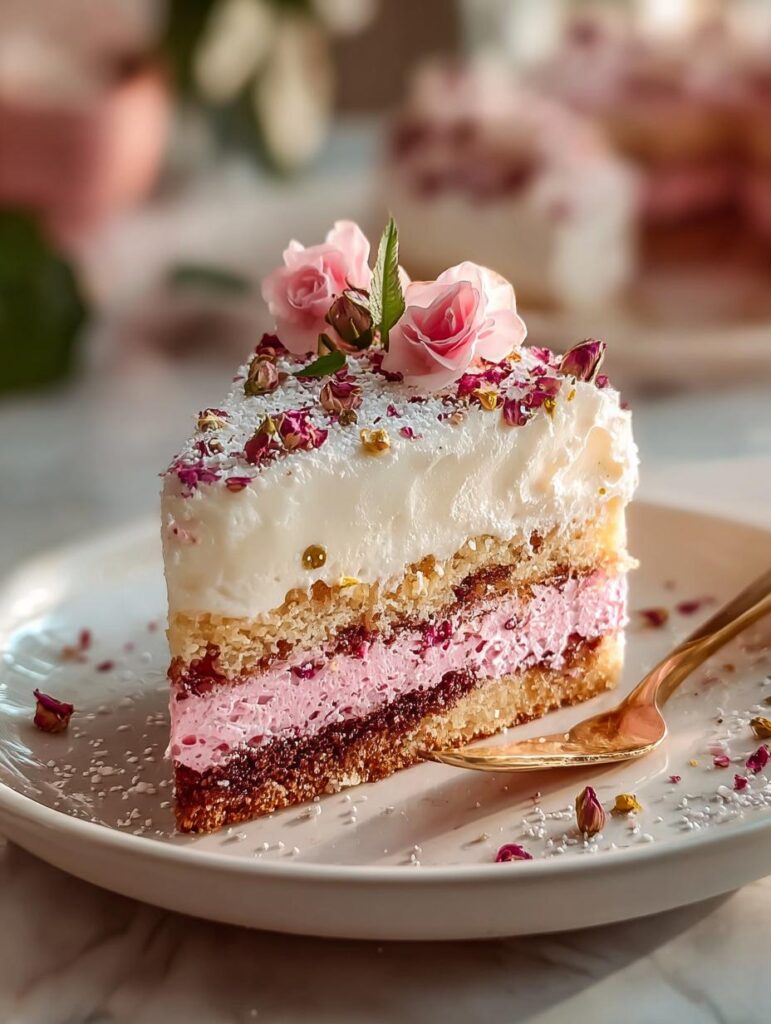 Irresistible Rose Milk Cake