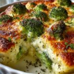Keto Broccoli Cauliflower Gratin