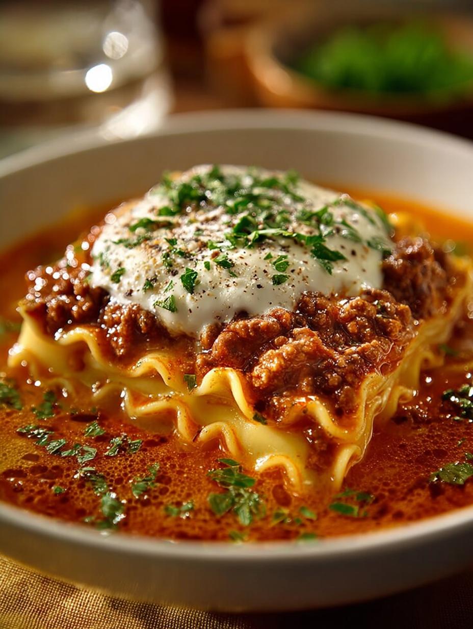 Transform Your Dinner with This Lasagna Soup Recipe - Lasagna Soup - additional detail