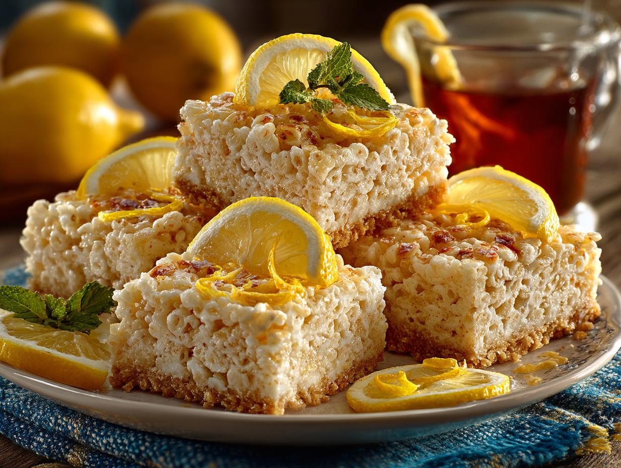 Delicious Lemon Rice Krispy Treats: 5 Easy Steps - Lemon Rice Krispy Treats - main visual representation