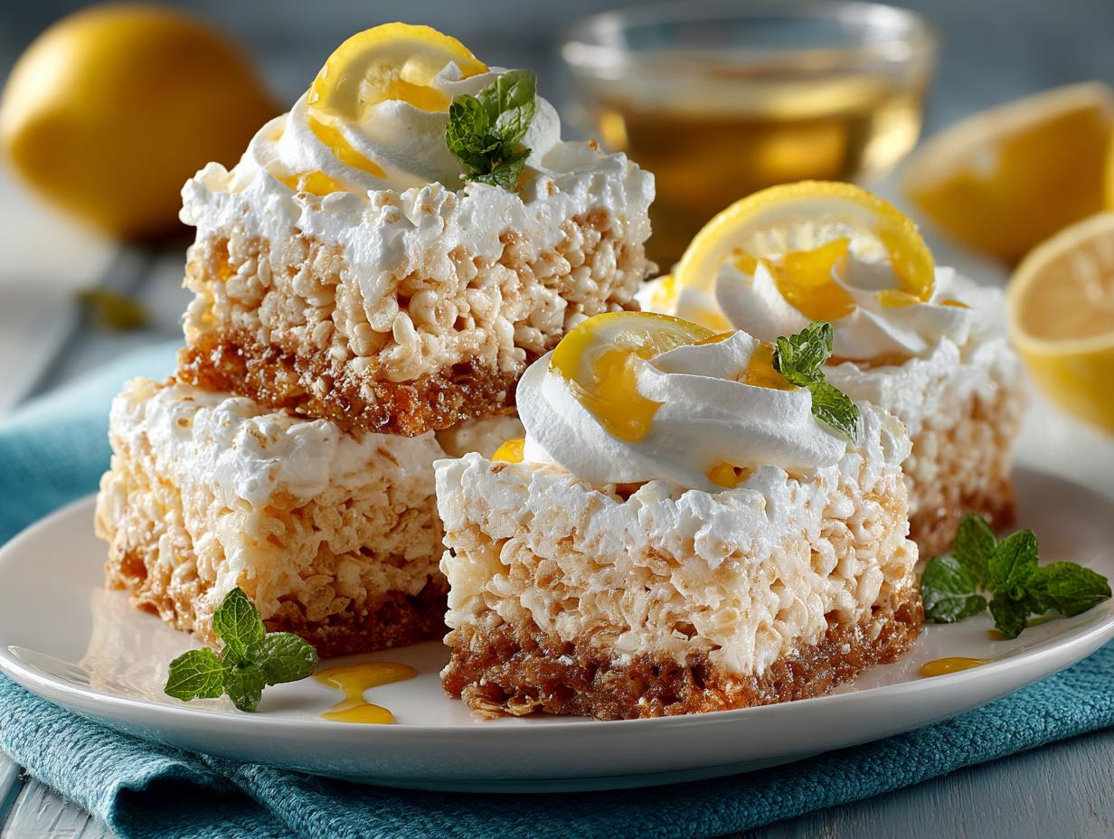 Delicious Lemon Rice Krispy Treats: 5 Easy Steps - Lemon Rice Krispy Treats - additional detail