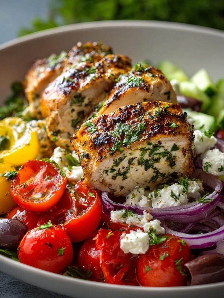 Home 8 Low Carb Greek Chicken
