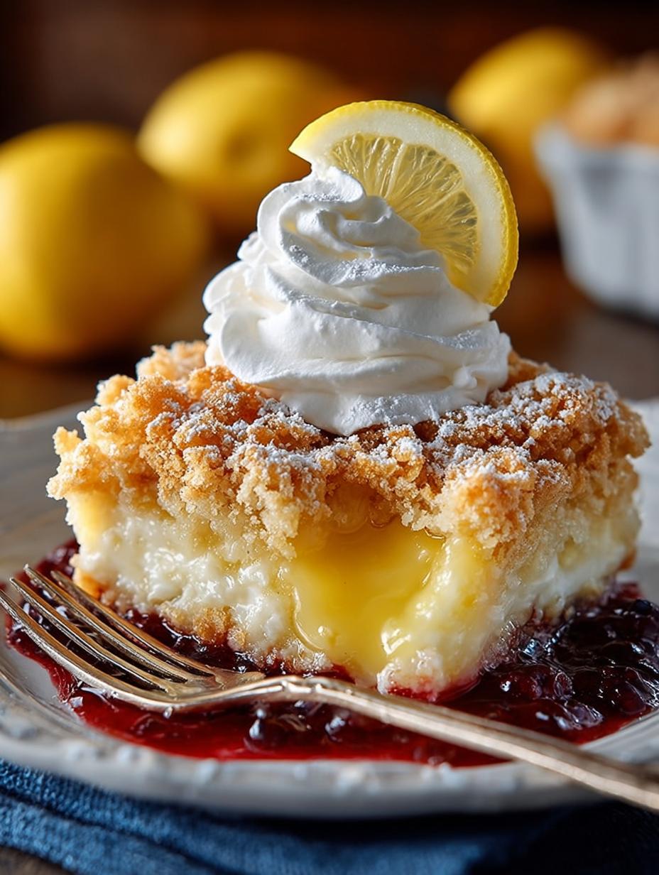Magic Lemon Cobbler
