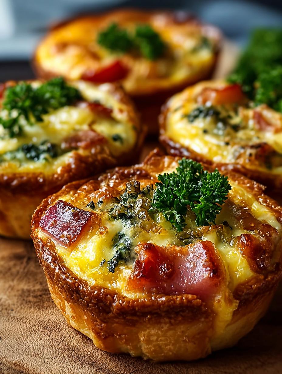 Mini Easter Quiche Cups