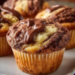 Nutella Banana Swirl Muffins