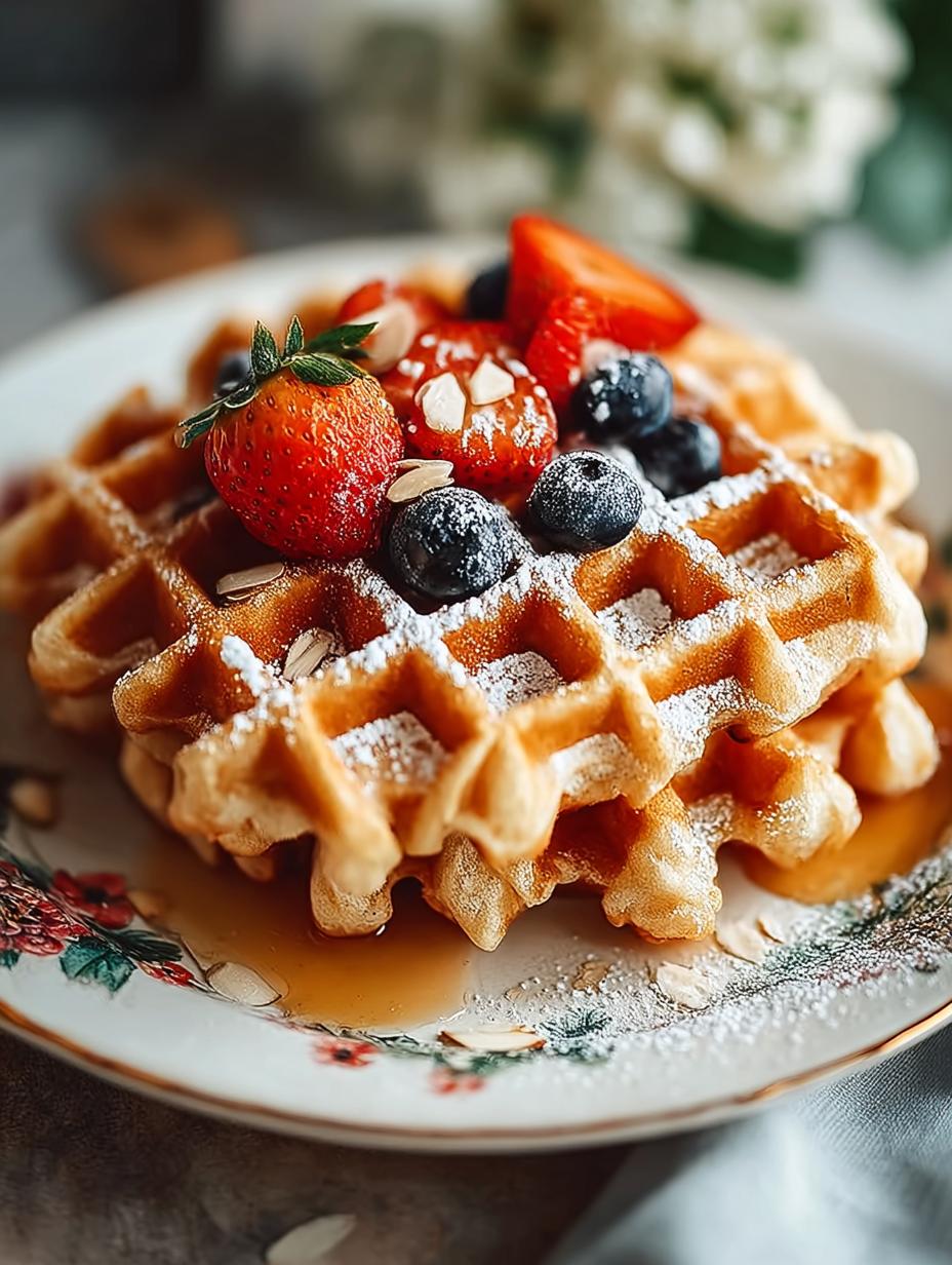 Overnight Almond Oatmeal Waffles: 5 Reasons to Love Them 5 Overnight Almond Oatmeal Waffles: 5 Reasons to Love Them - Overnight Almond Oatmeal Waffles - main visual representation