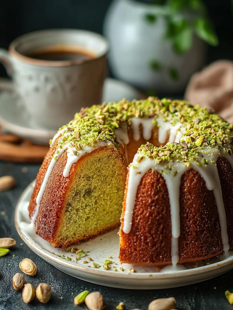 Pistachio Coffee Cake