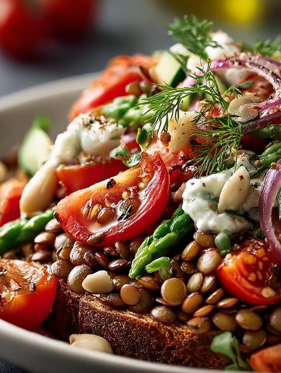 Protein Packed Mediterranean Lentil