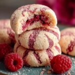 Raspberry Rose Cookies