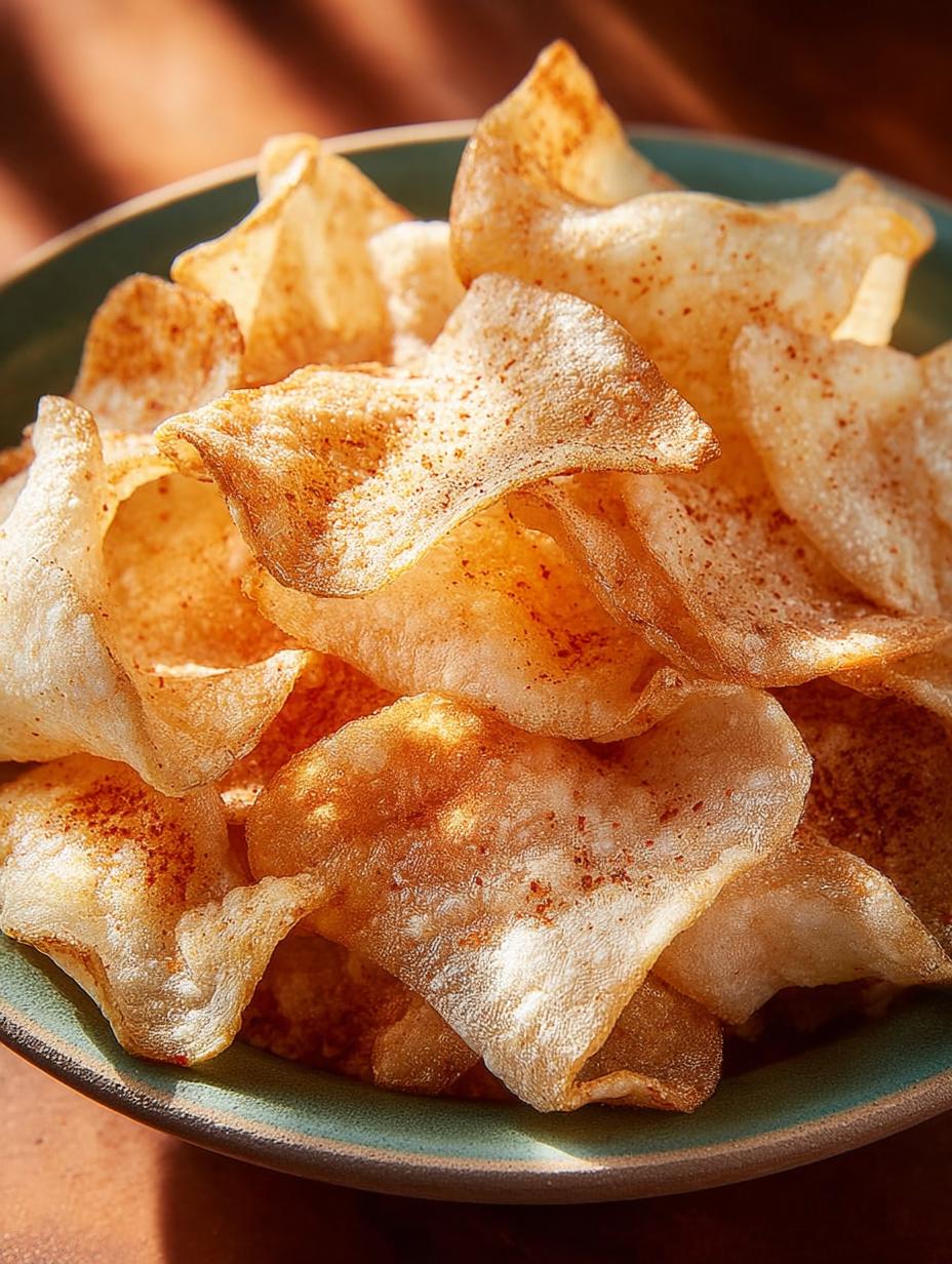 Rice Paper Chips: 4 Crunchy Recipes for a Healthy Snack - Rice Paper Chips - additional detail