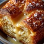 Rich Eggnog Croissant Bread