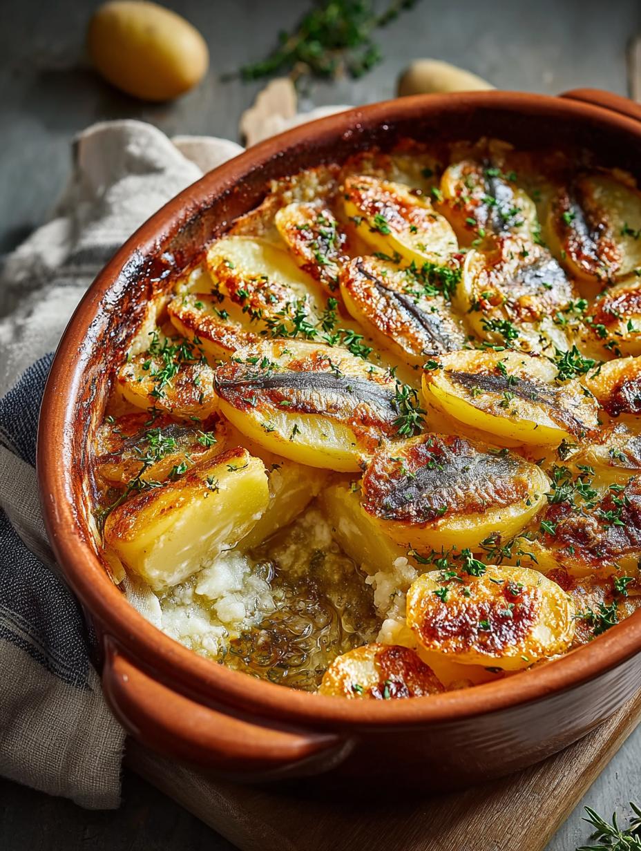 Sardine Potato Bake with Herbs: A Comforting Delight - Sardine Potato Bake with - main visual representation