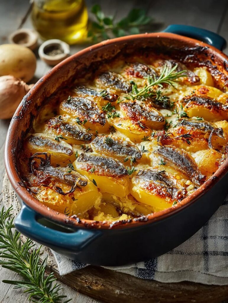 Sardine Potato Bake with