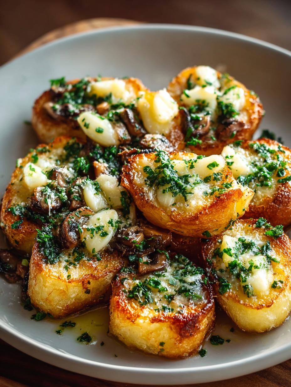 Savory Brown Butter Garlic Mushroom Gnocchi Delight - Savory Brown Butter Garlic - additional detail