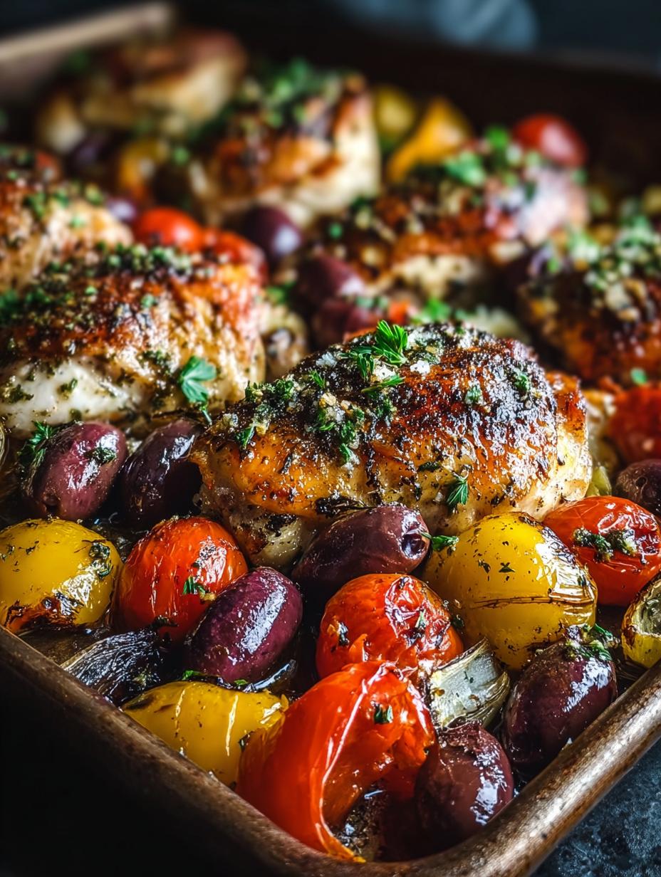 Savory Sheet Pan Greek Chicken with Fresh Veggies Delight 6 Savory Sheet Pan Greek Chicken with Fresh Veggies Delight - Sheet Pan Greek Chicken - additional detail
