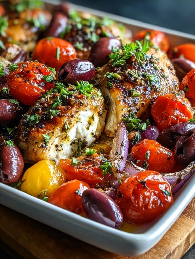 Sheet Pan Greek Chicken