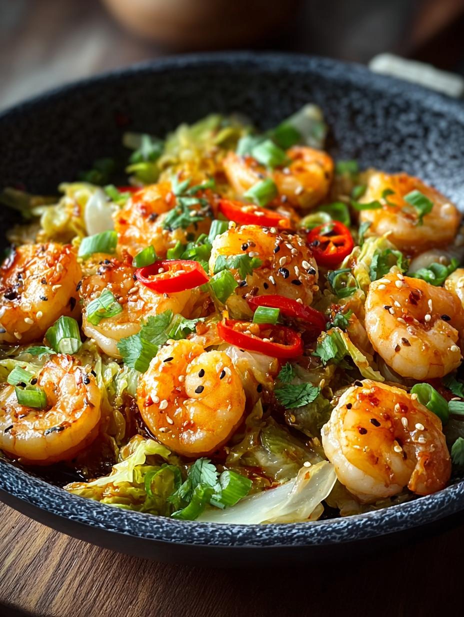 Savory Shrimp Cabbage Stir Fry Ready in Just 30 Minutes 5 Savory Shrimp Cabbage Stir Fry Ready in Just 30 Minutes - Shrimp Cabbage Stir Fry - main visual representation