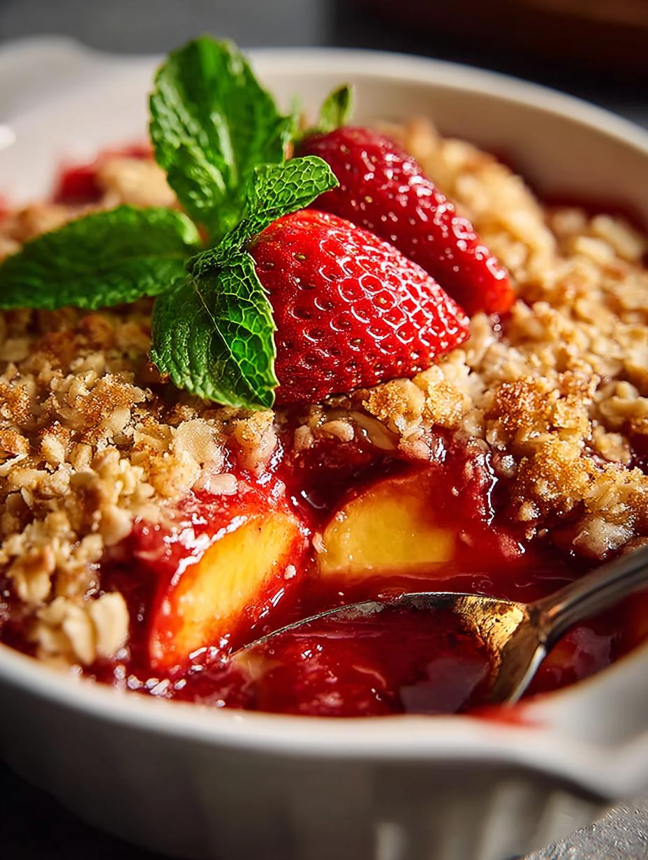 Strawberry Peach Crisp For Summer Joyful Treats 5 Strawberry Peach Crisp For Summer Joyful Treats - Strawberry Peach Crisp For - main visual representation
