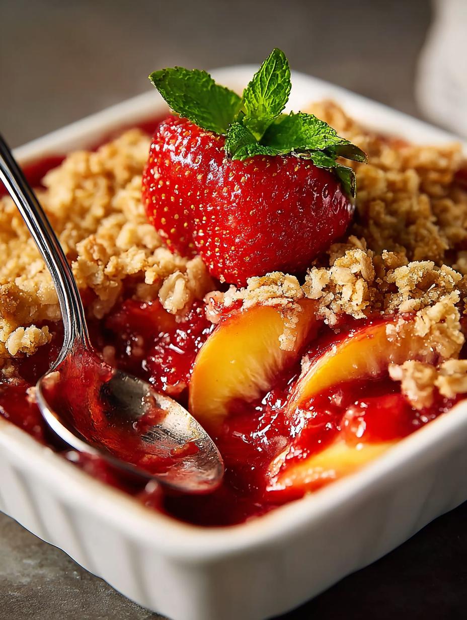 Strawberry Peach Crisp For Summer Joyful Treats 6 Strawberry Peach Crisp For Summer Joyful Treats - Strawberry Peach Crisp For - additional detail
