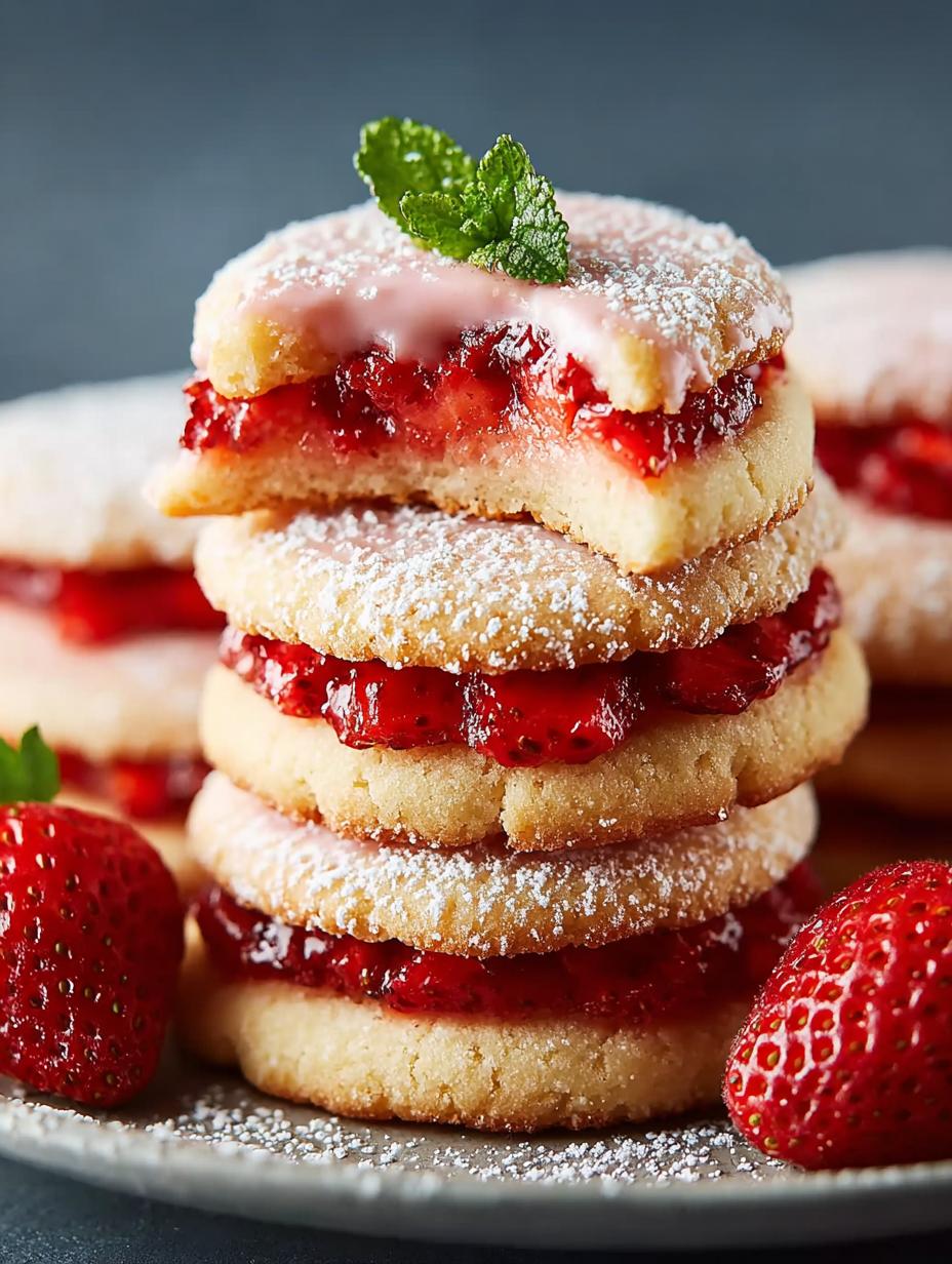 Delicious Strawberry Shortbread Cookies You Must Try 5 Delicious Strawberry Shortbread Cookies You Must Try - Strawberry Shortbread Cookies - main visual representation