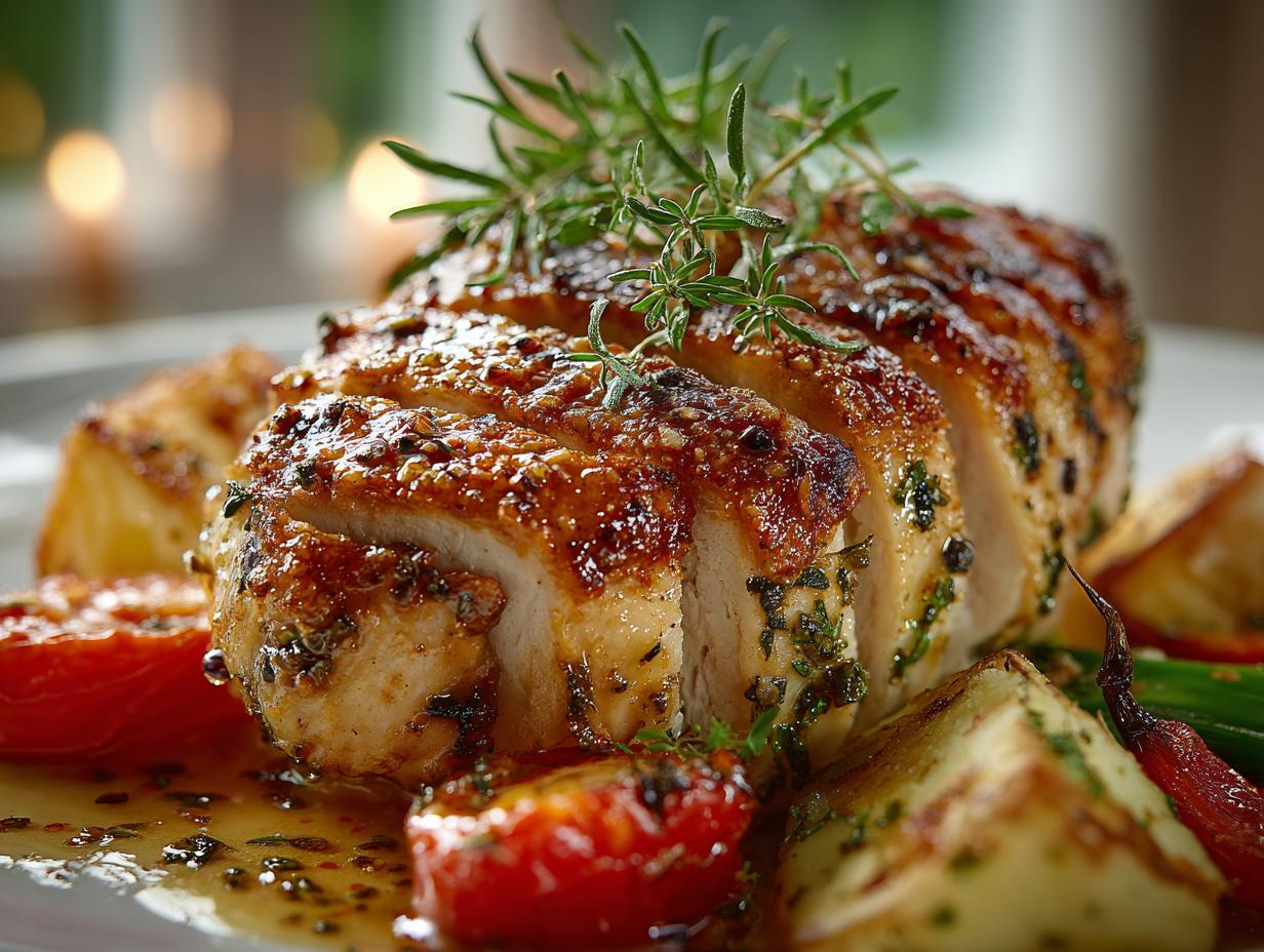 Stuffed Chicken Breasts with Cornbread Stuffing Delight - Stuffed Chicken Breasts with - main visual representation