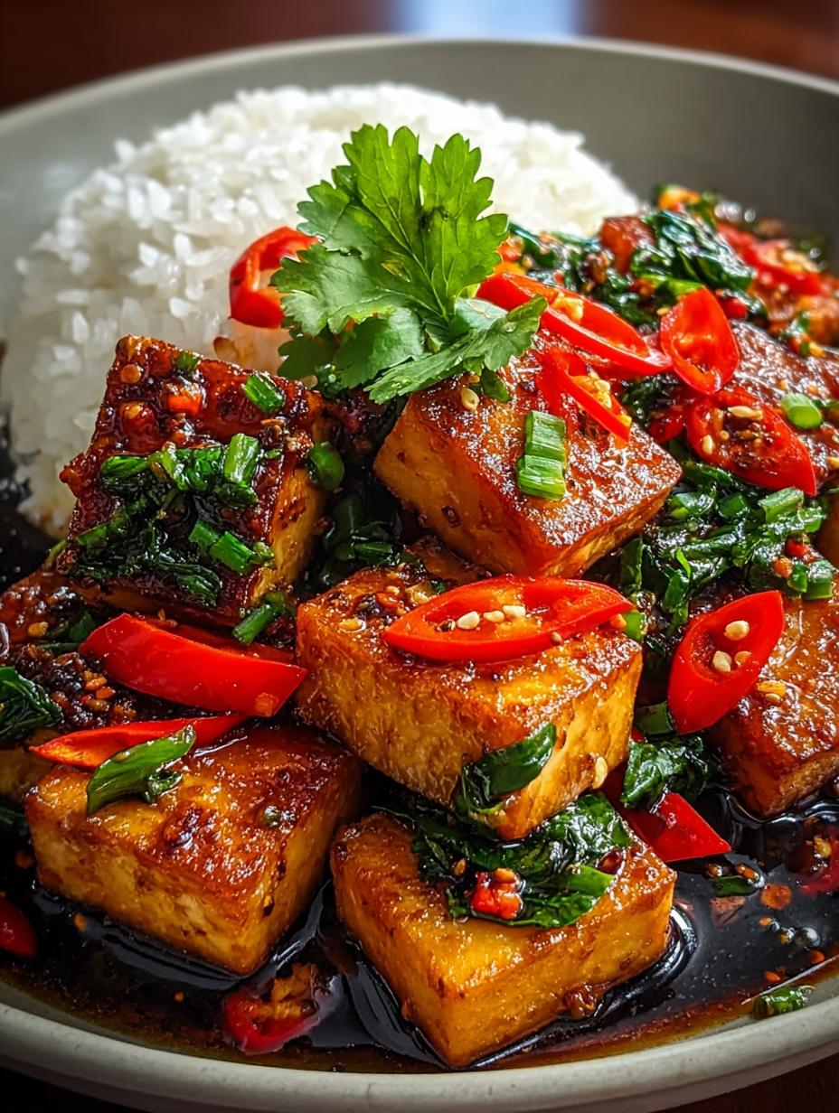 Heavenly Thai Basil Tofu: A Flavorful 45-Minute Delight - Thai Basil Tofu - additional detail