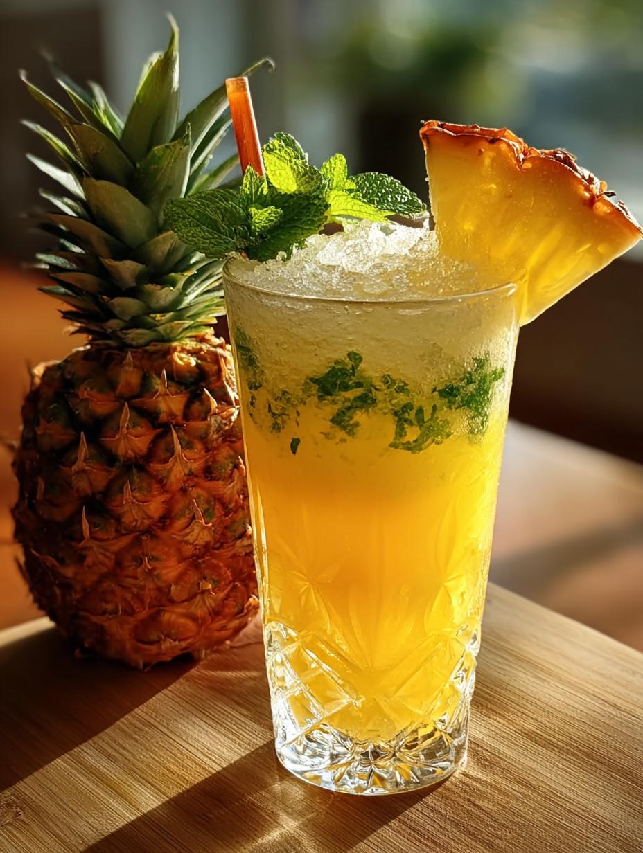 Tropical Pineapple Mocktail Refreshing: 5 Steps to Bliss - Tropical Pineapple Mocktail Refreshing - additional detail