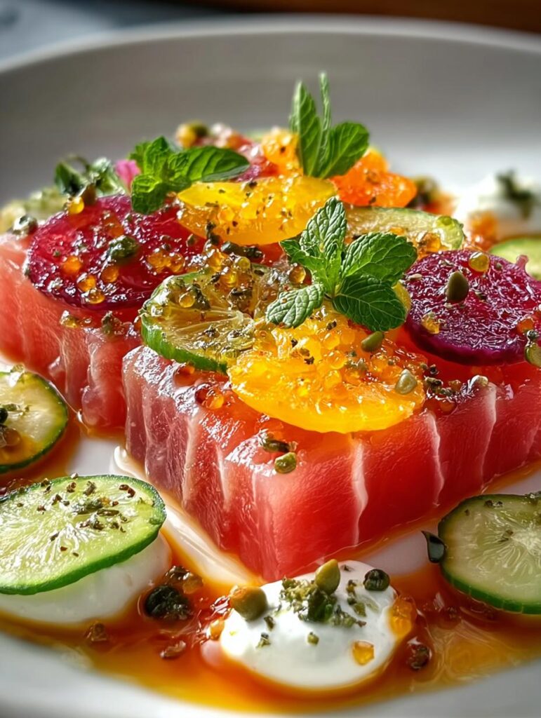 Tuna Crudo with Citrus