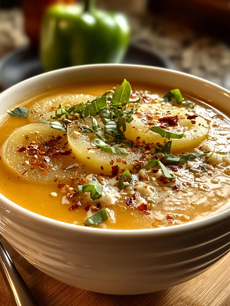 Comforting Unstuffed Banana Pepper Soup for Chilly Days - Unstuffed Banana Pepper Soup - additional detail