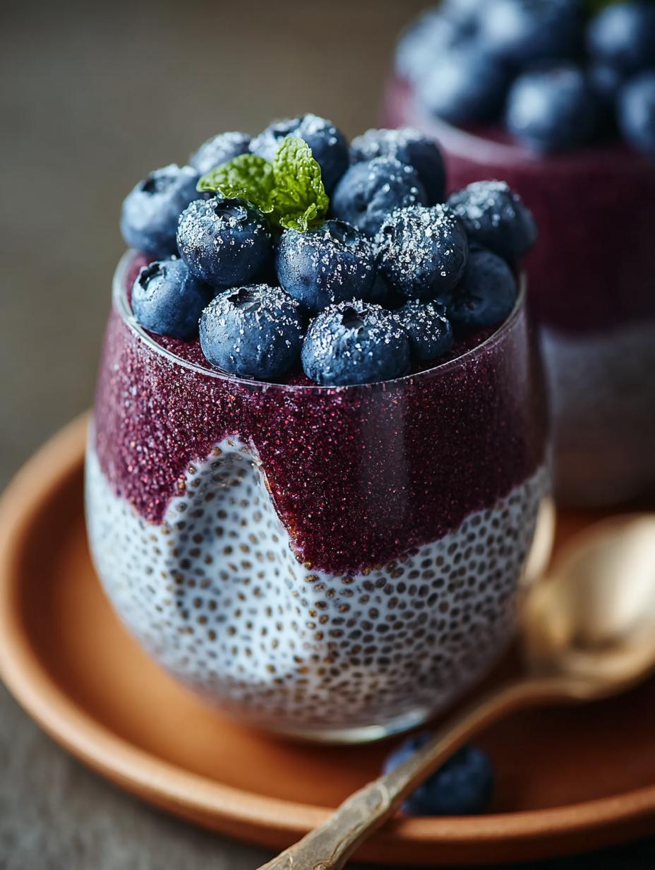 Vegan Blueberry Chia Seed Pudding: 5 Simple Steps - Vegan Blueberry Chia Seed - additional detail