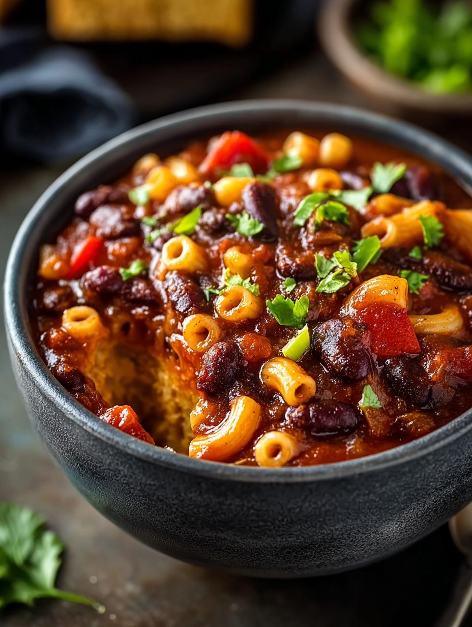 Vegetarian Chili Mac: 7 Comforting Ingredients to Savor - Vegetarian Chili Mac - main visual representation