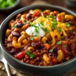 Vegetarian Chili Mac