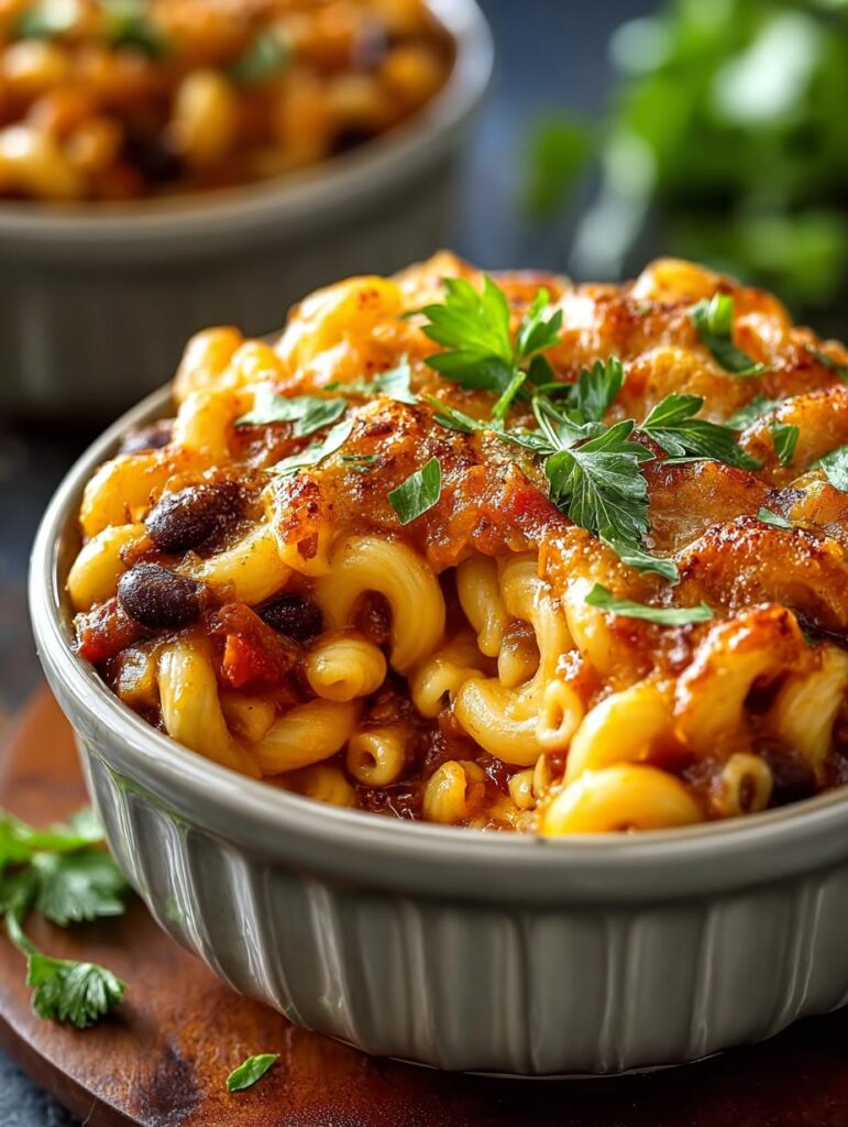 Vegetarian Chili Mac