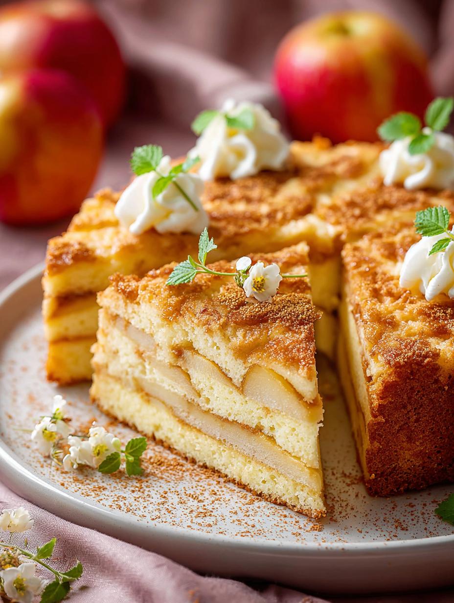 Apple Sponge Cake Sharlotka