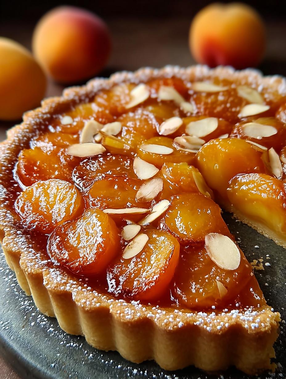 Apricot Almond Tart