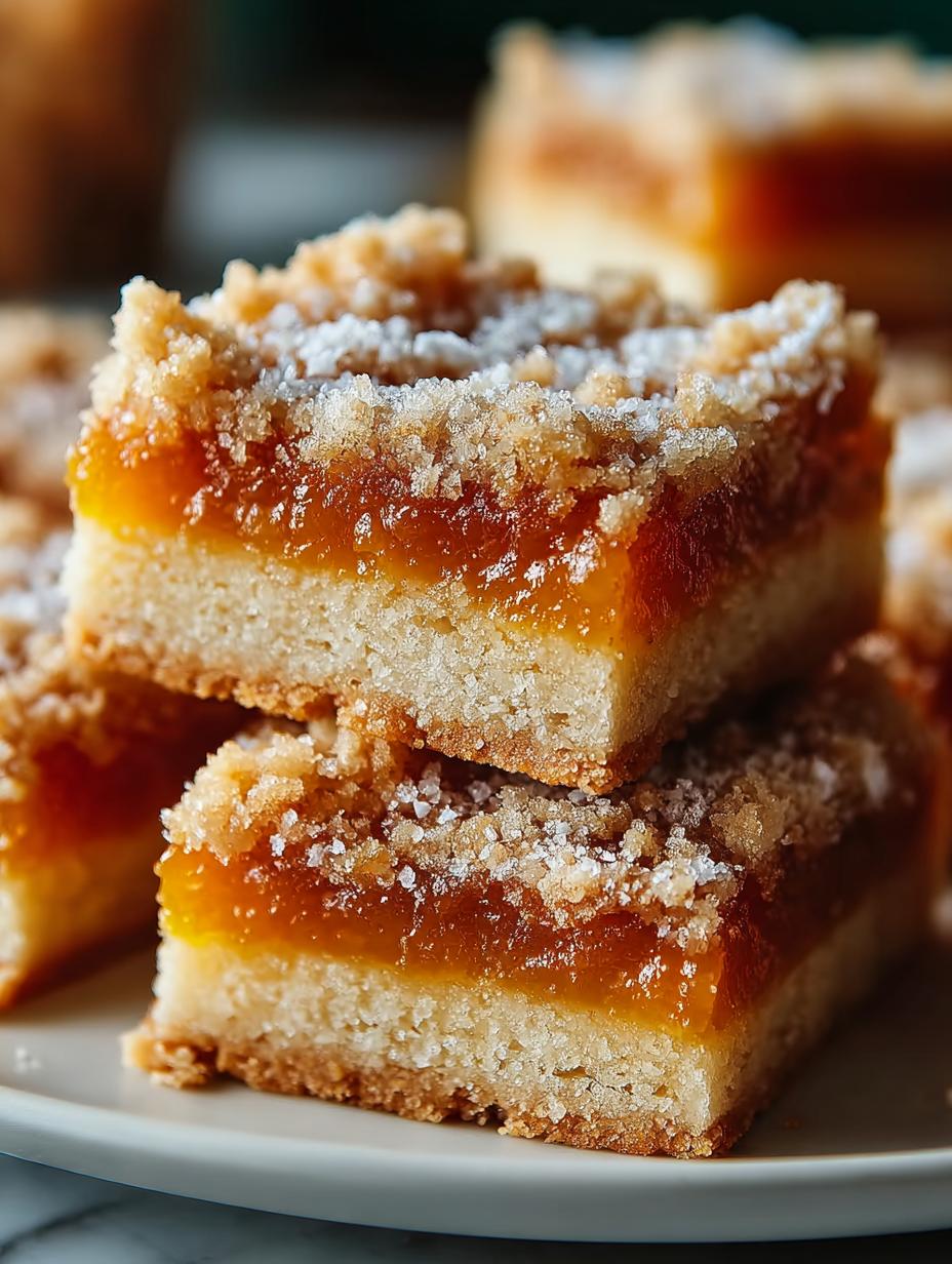 Apricot Shortbread Bars