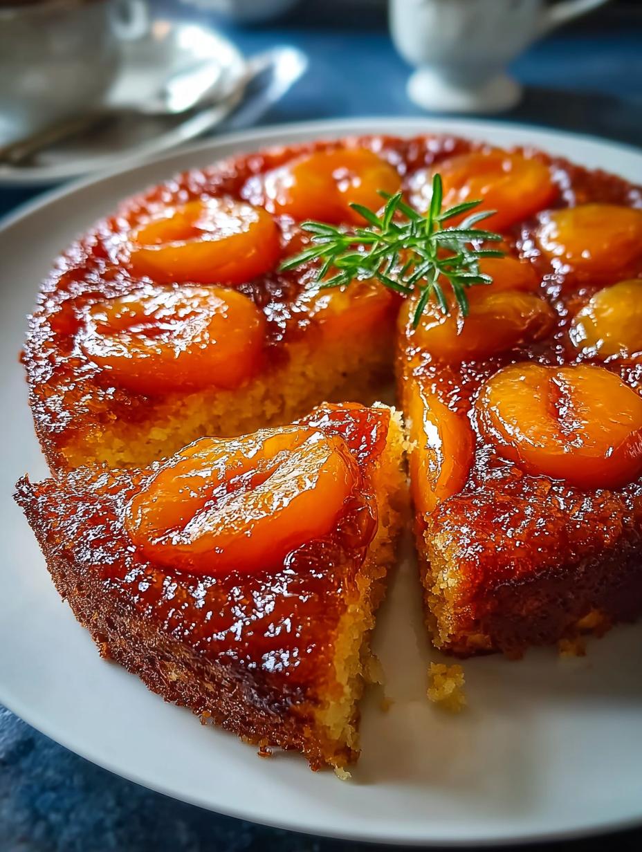 Apricot Upside Down Cake