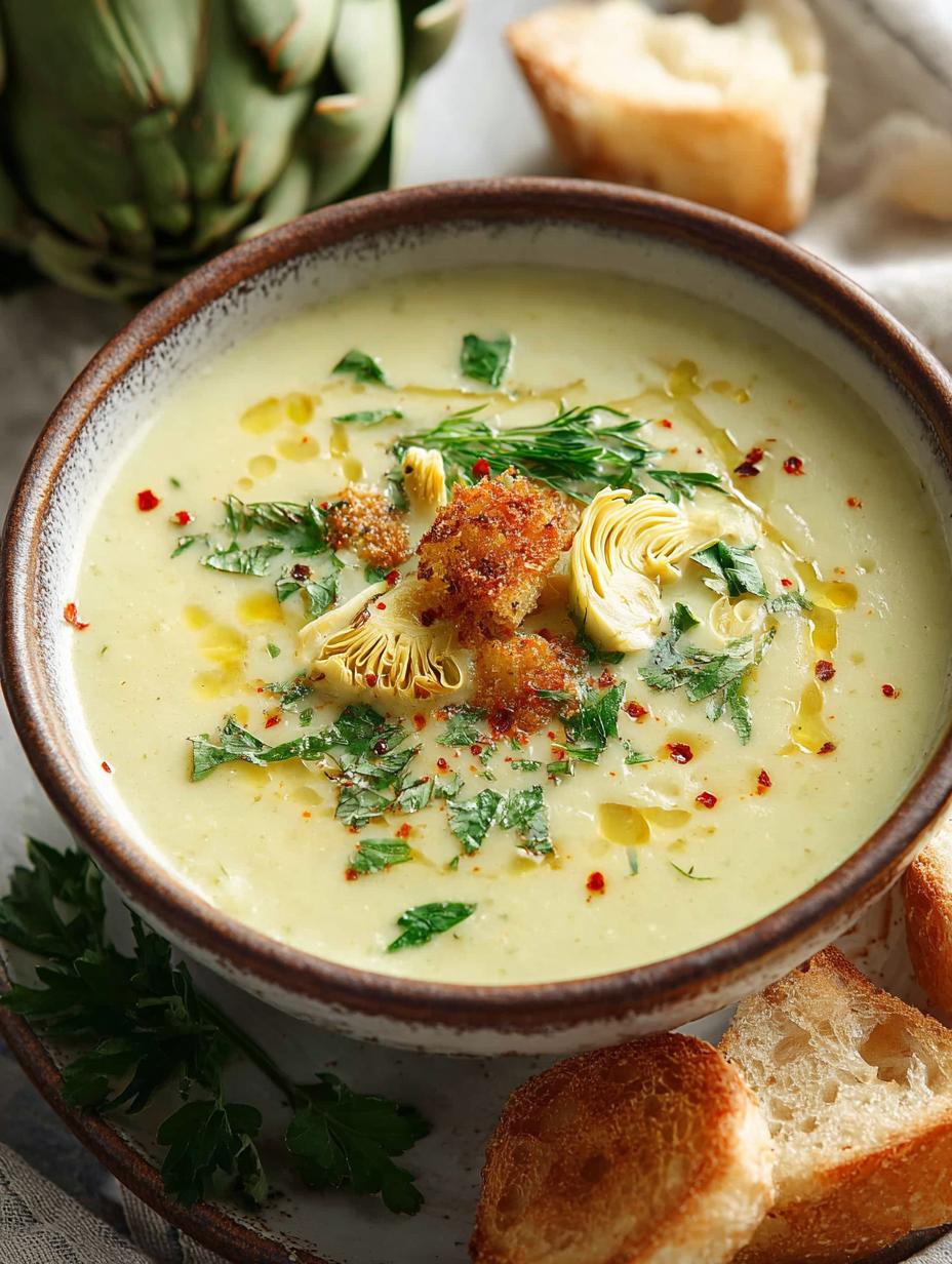Artichoke Soup: 7 Heartwarming Recipes to Savor - Artichoke Soup - additional detail