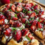 Balsamic Strawberry Flatbread