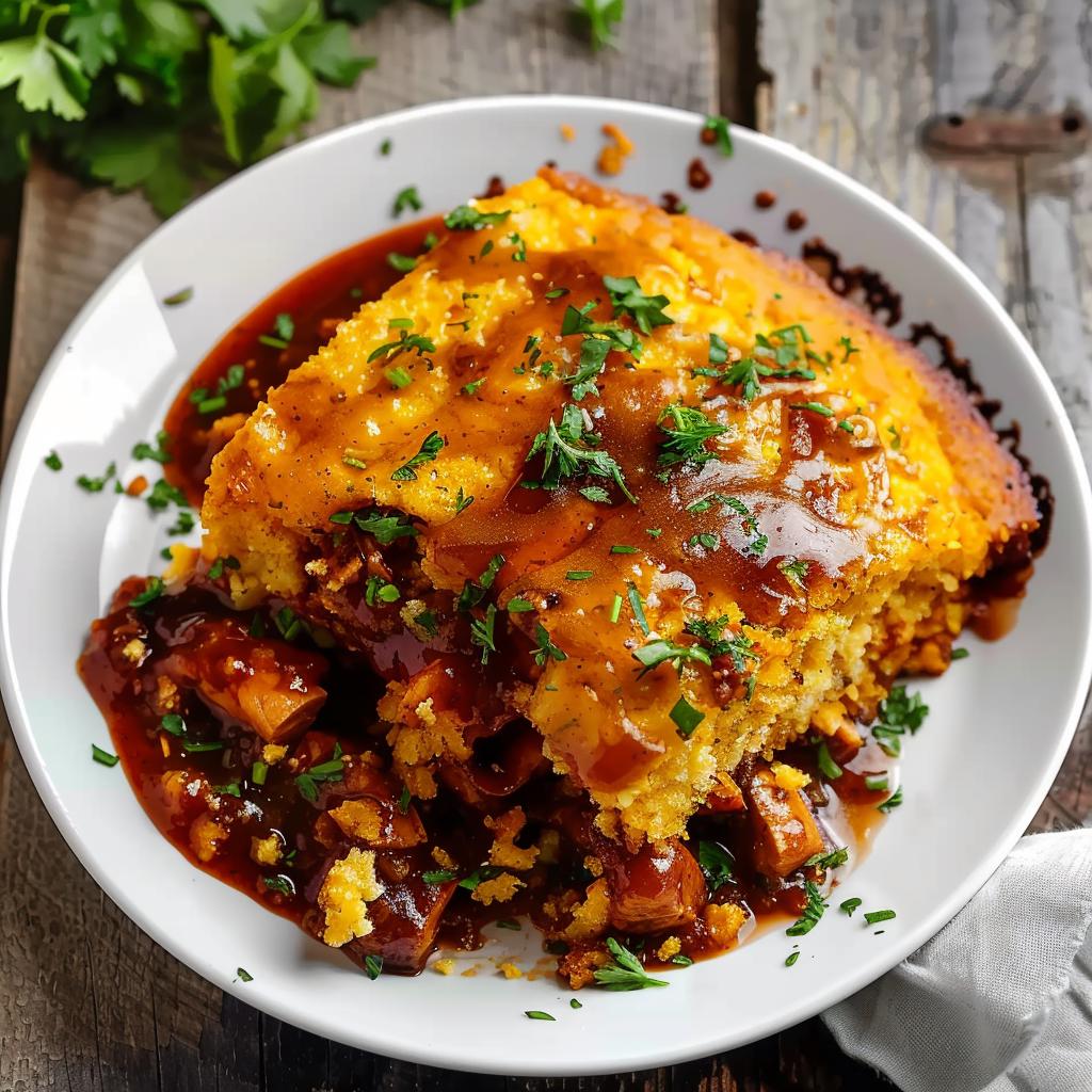 Bbq Chicken Cornbread Casserole