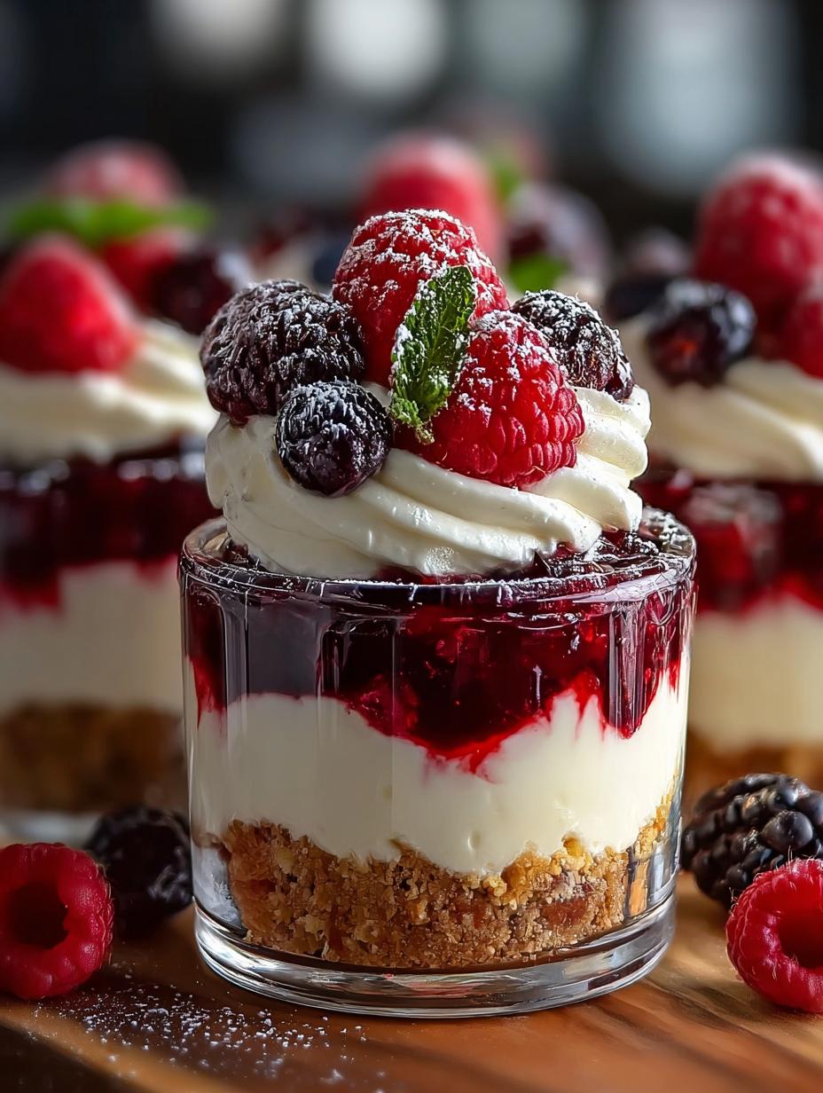 Berry Cheesecake Parfait: 5 Layers of Blissful Flavor - Berry Cheesecake Parfait - main visual representation