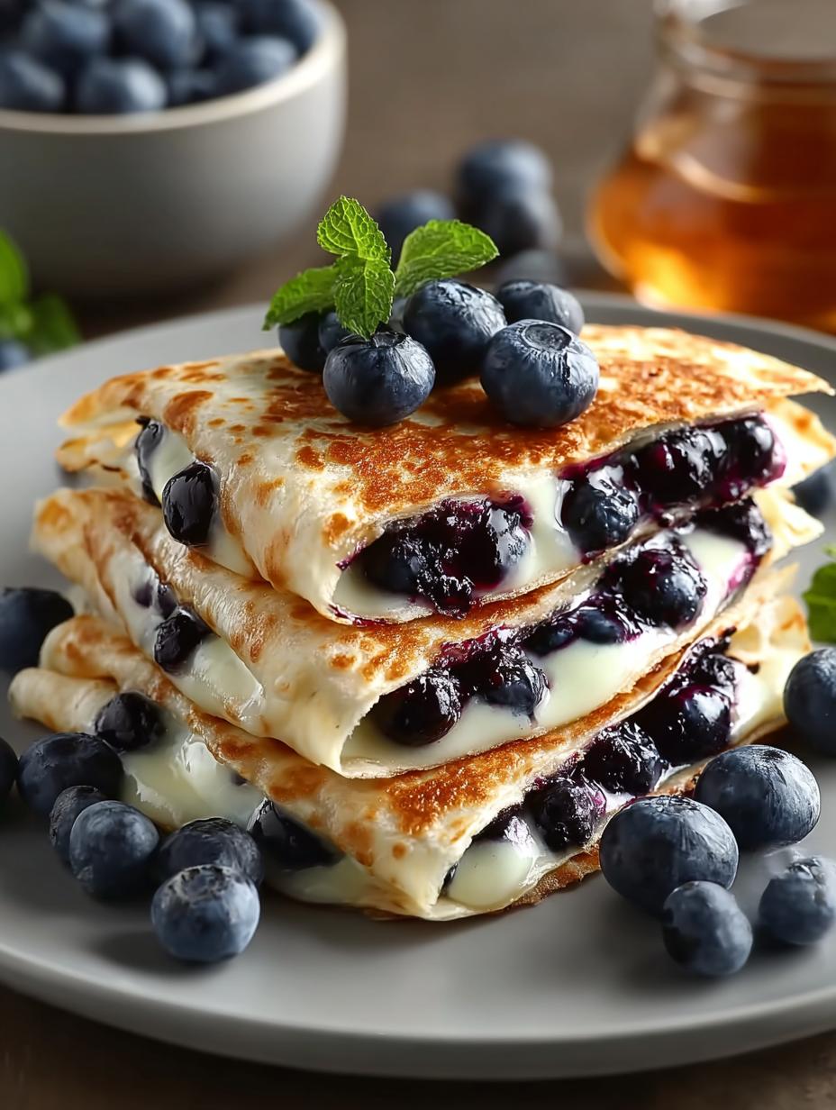 Blueberry Breakfast Quesadilla: 7 Sweet Delights - Blueberry Breakfast Quesadilla - main visual representation