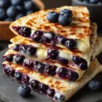 Blueberry Breakfast Quesadilla