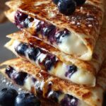 Blueberry Breakfast Quesadilla