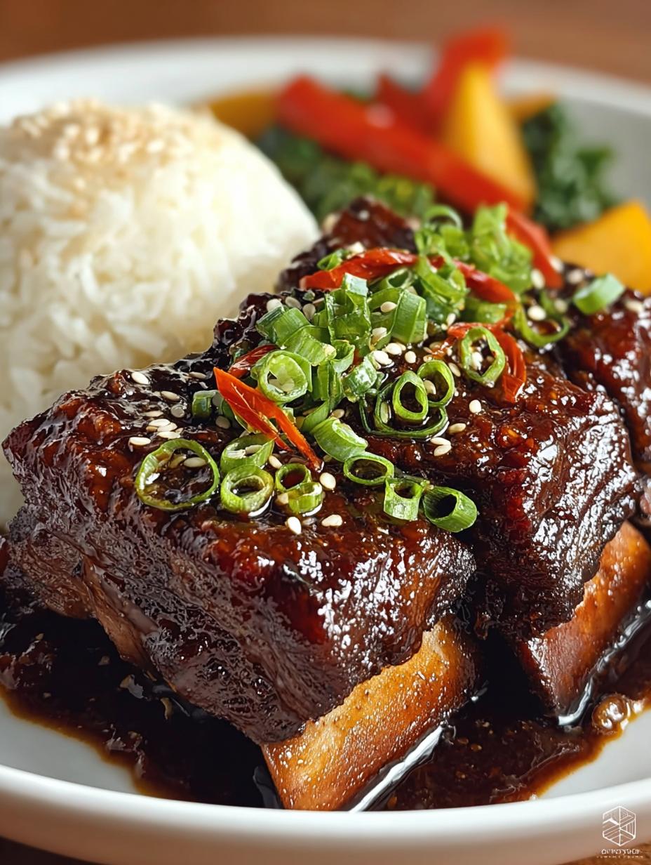 Braised Korean Short Ribs: 5 Secrets to Tender Bliss - Braised Korean Short Ribs - additional detail
