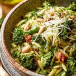 Broccoli Orzo with White