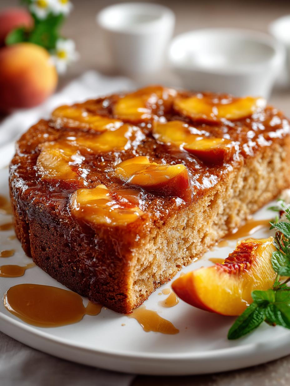Brown Sugar Peach Cake: 7 Steps to Pure Bliss - Brown Sugar Peach Cake - main visual representation