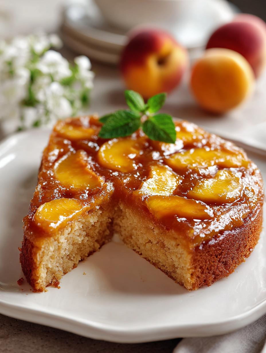 Brown Sugar Peach Cake: 7 Steps to Pure Bliss - Brown Sugar Peach Cake - additional detail