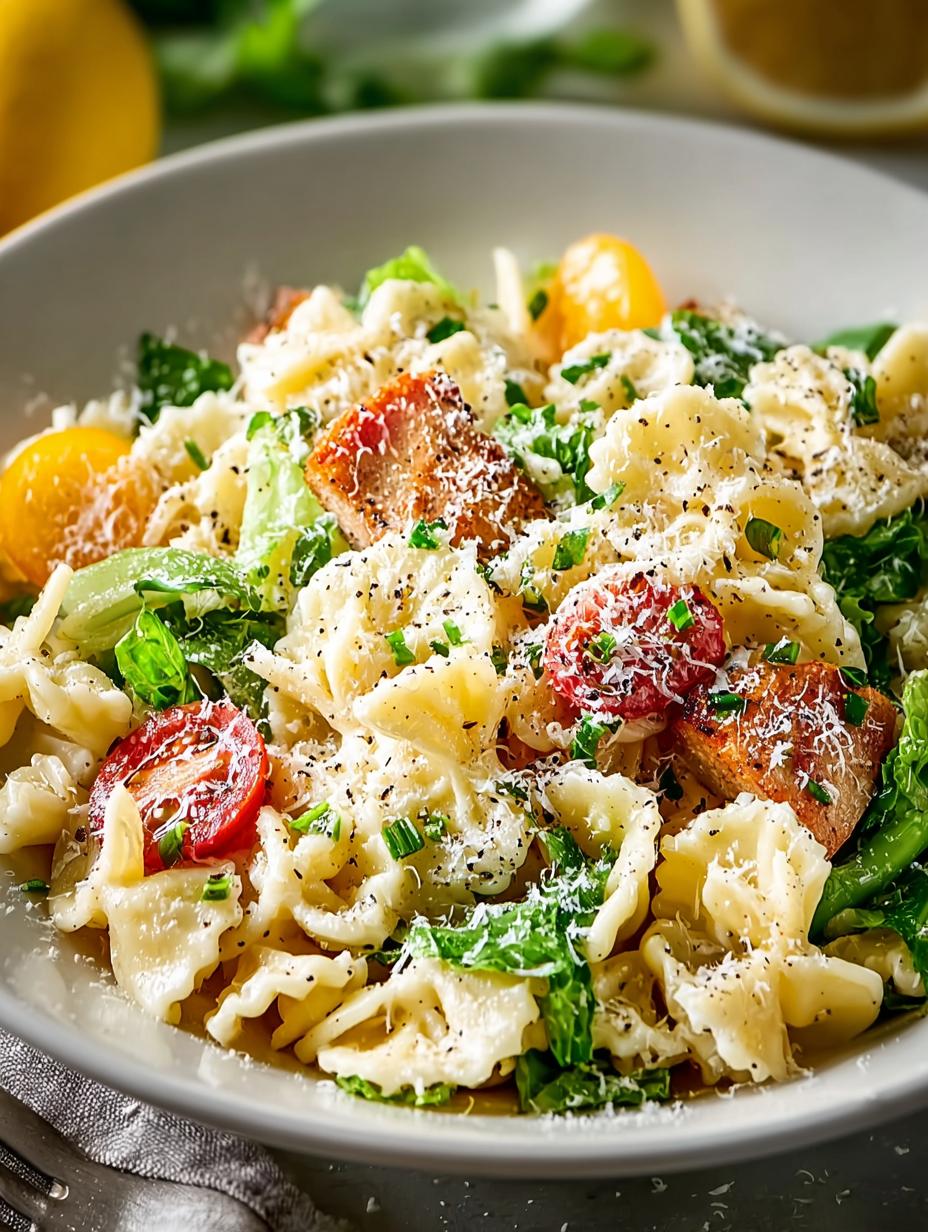 Caesar Pasta Salad: 5 Steps to Pure Delight - Caesar Pasta Salad - main visual representation