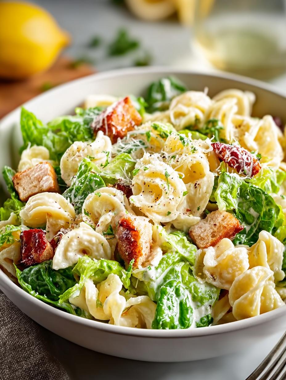 Caesar Pasta Salad: 5 Steps to Pure Delight - Caesar Pasta Salad - additional detail
